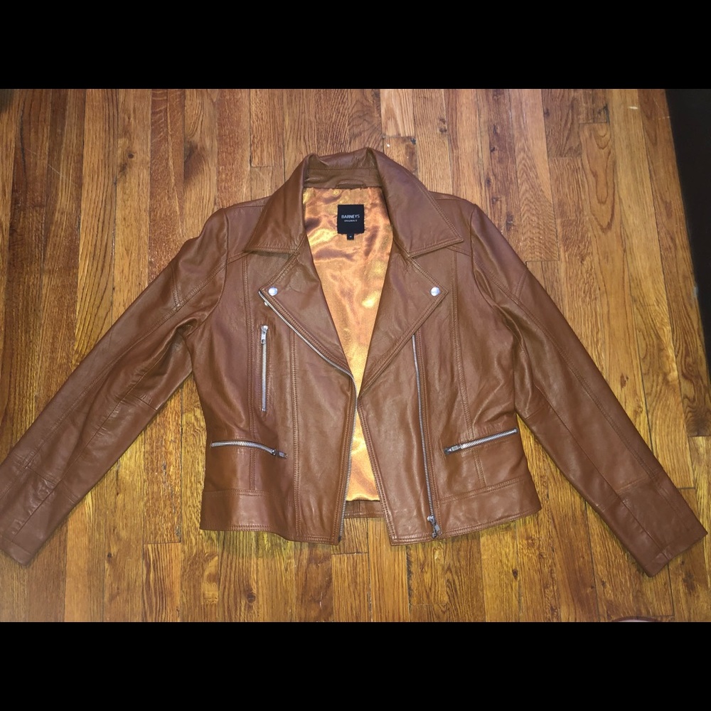 Barney’s originals leather jacket